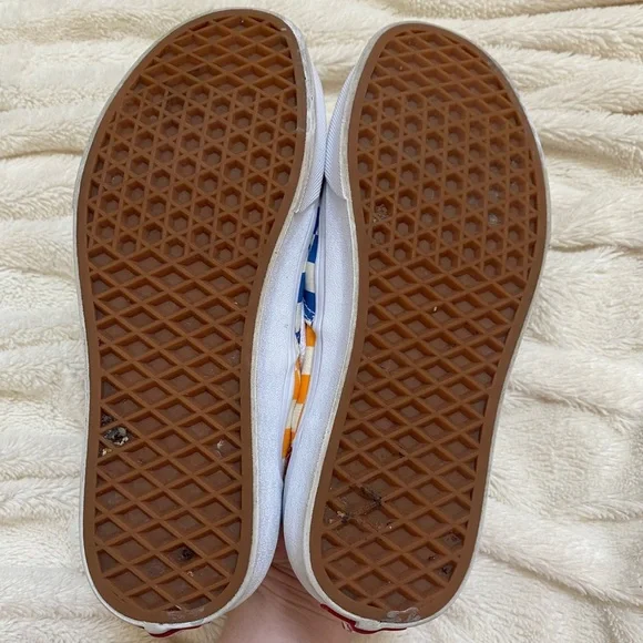 Vans checkerboard multi colored lace-up low-top sneakers Sz W6.5/ M5 - Picture 5 of 6